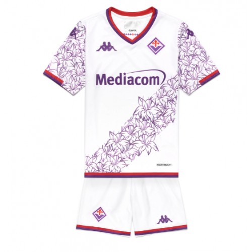 Fiorentina Gostujuci Dres za djecu 2023-24 Kratak Rukav (+ Kratke hlače)